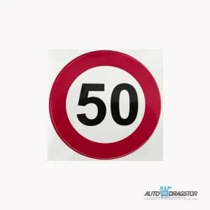 NALEPNICA OGRANIČENJA "50" VELIKA