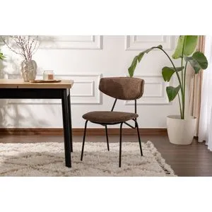 Nancy - Smeđa i Crna Stolica Set (2 Komada)