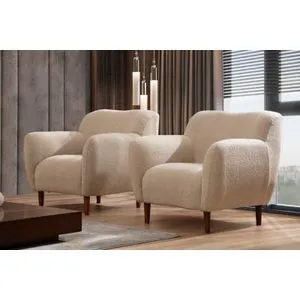 Napoli - Cappuccino Cappuccino Wing Chair