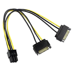 Naponski adapter za PCI-E VGA (6-pin) -2x Sata