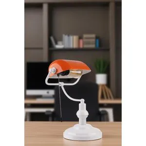 Narandžasta i bela stolna lampa 8897-9
