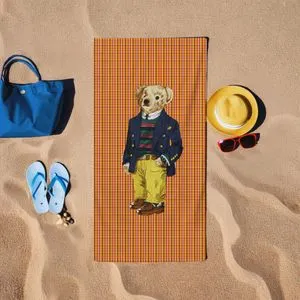 Narandžasti Peškir za Plažu BT2023002