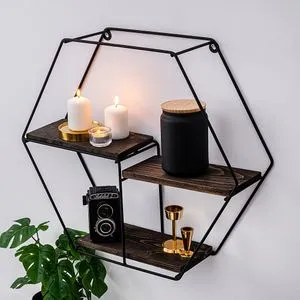 Narcissus Black
Walnut Wall Shelf