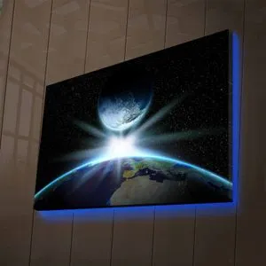 NASA-039 Šareno Dekorativno LED Osvetljeno Platno