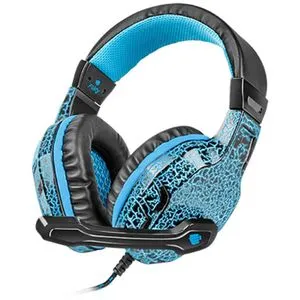 Natec NFU-0863 FURY HELLCAT, Gaming Headset with Volume Control, 3.5mm Stereo, LED Backlit (USB),...