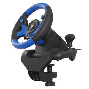 Natec NGK-1566 GENESIS SEABORG 350, Driving Wheel for PC/Console, 10-inch Wheel, Dual-motor Feedb...