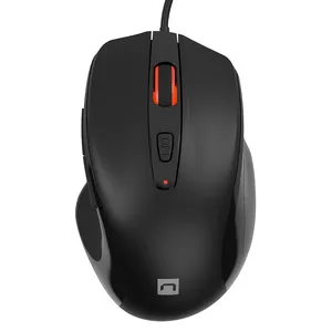 Natec NMY-2047 PIGEON 2, Optical Mouse 800-4000 DPI, RGB LED Backlight 6 Colours, 6 Buttons (5 pr...