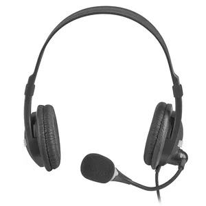 Natec NSL-0294 DRONE, Stereo Headset with Volume Control, 3.5mm Stereo, Black