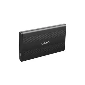 Natec UKZ-1003 UGO MARAPI S120, HDD/SSD External Enclosure 2.5",  SATA, USB2.0, Aluminium, Black