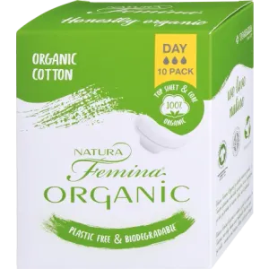 NATURA Femina ORGANIC - dnevni ulošci, 10 kom