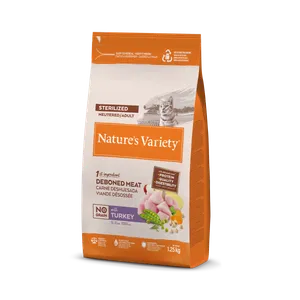 Nature's Variety Cat No Grain Sterilized Turkey 1,25kg