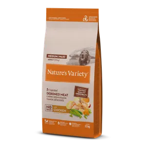 Nature's Variety Dog No Grain Medium Adult Chicken 12kg