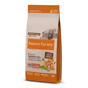 Nature's Variety Dog No Grain Medium Adult Salmon 12kg