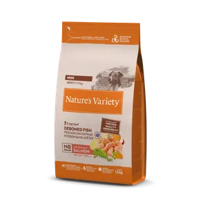 Nature's Variety Dog No Grain Mini Adult Salmon 1,5kg