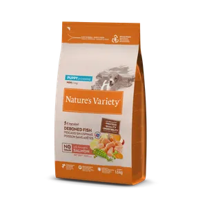 Nature's Variety Dog No Grain Puppy Mini Salmon 1,5kg