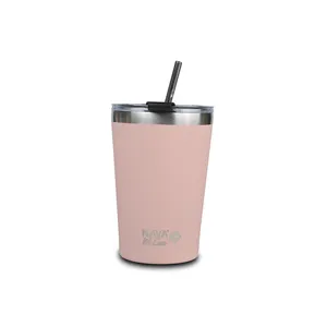 NAVA NV10-262-110 TERMO PUTNA ŠOLJA SA SLAMKOM 450ML ROZA