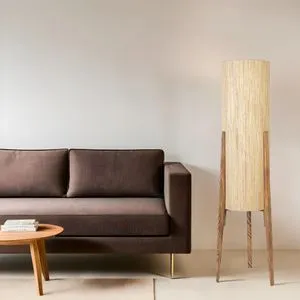 Navas Yanık Lambader Bambu 010 Abajurlu