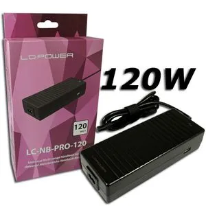 NB ADAPTER LC Power LC-NB-PRO-120 120W 18.5-20V/6-6.48A 10 Adaptera USB-A 5V/2.4A