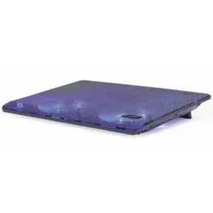 NBS-2F15-05 Gembird hladnjak za laptop, 15.6 2x125mm Fan, USB, 340x250mm, Ergo Stand