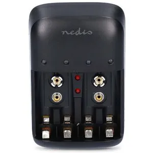 Nedis BACH07 Punjač za baterije sa led indikatorom AA, AAA, 9V