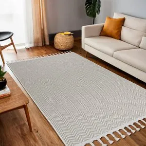 Nepal 6043 - White White Rug (120 x 180)