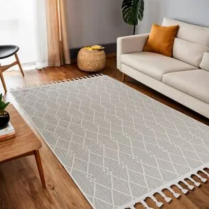 Nepal 6048 - White White Rug (120 x 180)