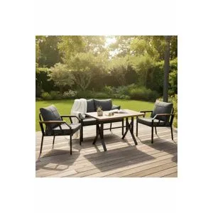 Nergiz 2+1+1 - Dark Blue Dark Blue Garden Lounge Set