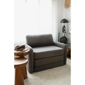 Nest - Siva Sofa na Razvlačenje za Jednu Osobu