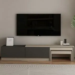 Nest - Travertine, Anthracite Travertine
Anthracite TV Stand