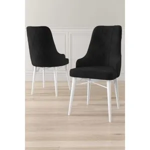 Neta - Black, White Black
White Chair Set (6 Pieces)