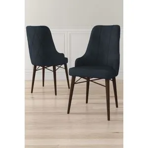 Neta - Set stolica u antracitnoj i smešnoj boji (2 komada)