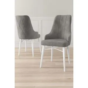 Neta - Siva i Bela Stolica Set (4 Komada)