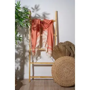 New Diamond - Orange Orange Fouta (Beach Towel)