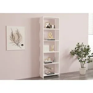 New - White White Bookshelf