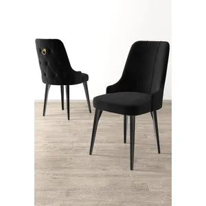 Newa - Black Black Chair Set (4 Pieces)