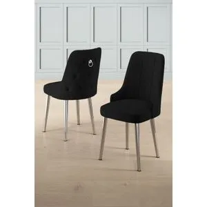 Newa - Black, Chrome Black
Chrome Chair Set (4 Pieces)