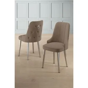 Newa - Cappuccino, Chrome Cappuccino
Chrome Chair Set (2 Pieces)