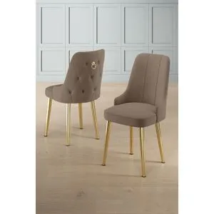 Newa - Cappuccino, Gold Cappuccino
Gold Chair Set (4 Pieces)