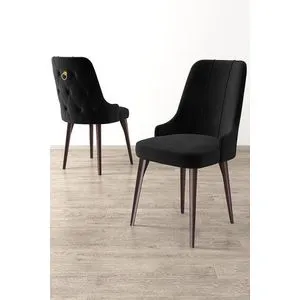 Newa - Set stolica u crnoj i smešanoj boji (6 komada)