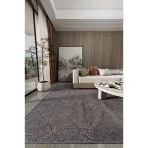 Newyork 3112 - Anthracite Anthracite Carpet (100 x 250)