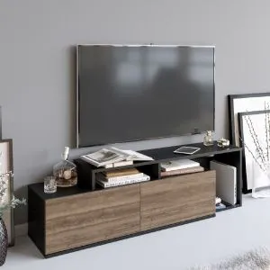 Nexera - Black, Walnut Black
Walnut TV Stand