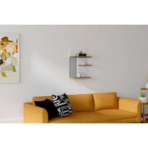 Nezma - White, Walnut White
Walnut Wall Shelf