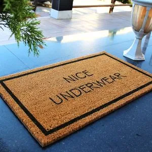 Nice Underwear Brown
Black Coco Doormat