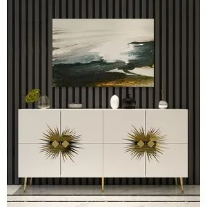 Nida KB150 - White, Gold White
Gold Console