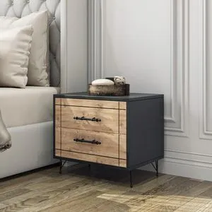 Night - Atlantic Pine Oak
Black Nightstand
