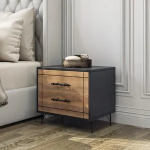 Night - Walnut Walnut
Black Nightstand