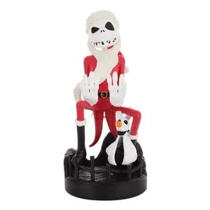 Nightmare Before Christmas: Jack Skellington Santa Suit Cable Guys figura, držač za kontroler i telefon, 20 cm