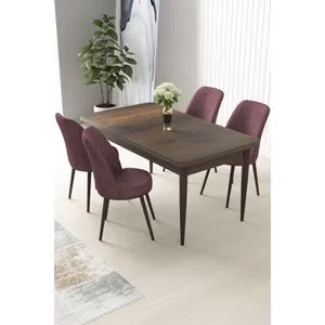 Nil - Baroque, Dusty Rose Baroque
Dusty Rose Dining Table & Chairs Set (5 Pieces)