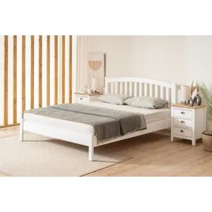 Nil Modern Country - Dupli Krevet 160 x 200 cm u Beloj Boji