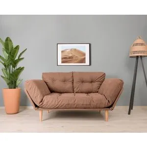 Nina Daybed - Light Brown GR102 Light Brown 3-Seat Sofa-Bed